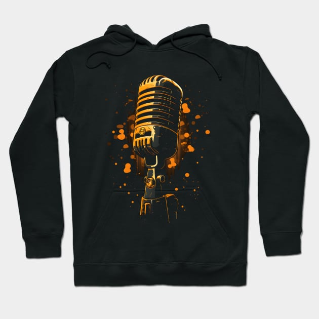 Microphone Classic Mic Hoodie by Nerd_art